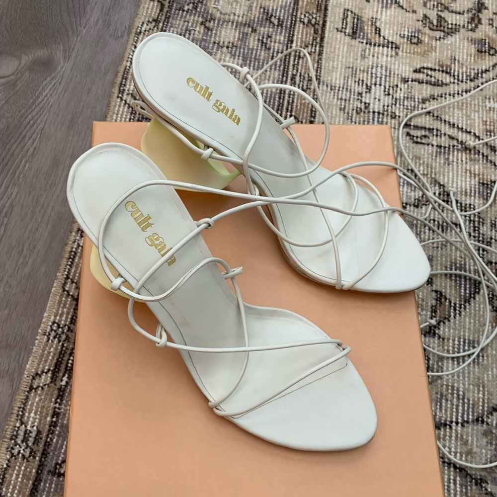 Cult Gaia Cali Ankle Wrap Heel